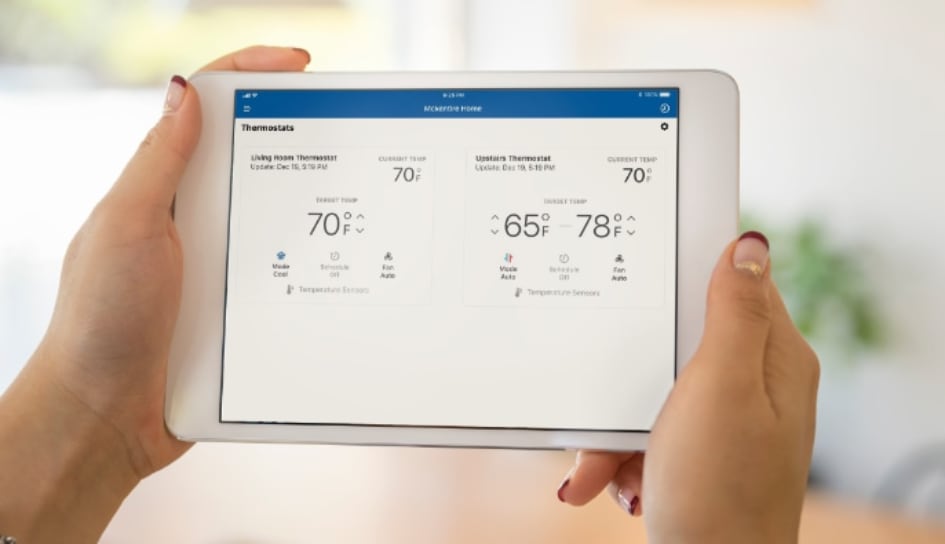 Thermostat control in Wichita